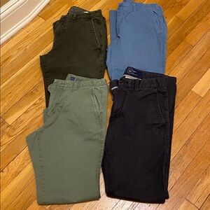 Gap Mens Vintage Slim Fit Four Khaki Pants 30x32